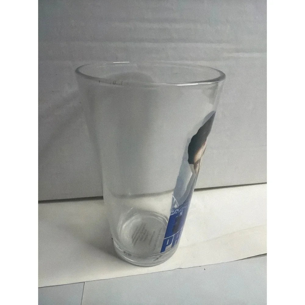 Elvis Presley Vandor Clear Glass‎ Pint Tumbler Blue Portrait Music Memorabilia